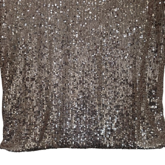NWT H&M Rosegold Sequin Top Size Small (S) - Picture 7 of 9
